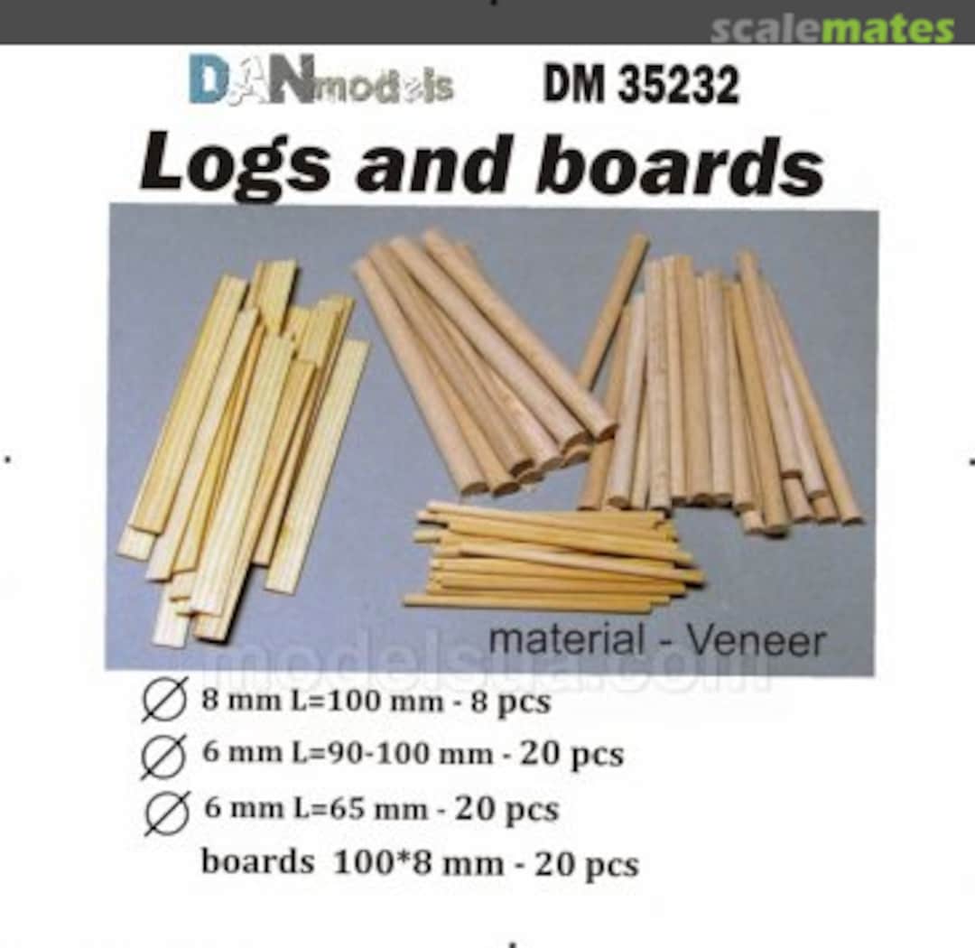 Boxart Logs and boards DM35232 DANmodels