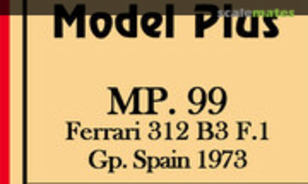 Ferrari 312 B3 (MG Model Plus MP.99)