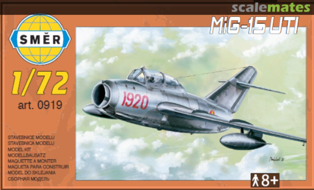 Boxart Mig-15 UTI 0919 Směr Boxart Mig-15 UTI 0919 Směr