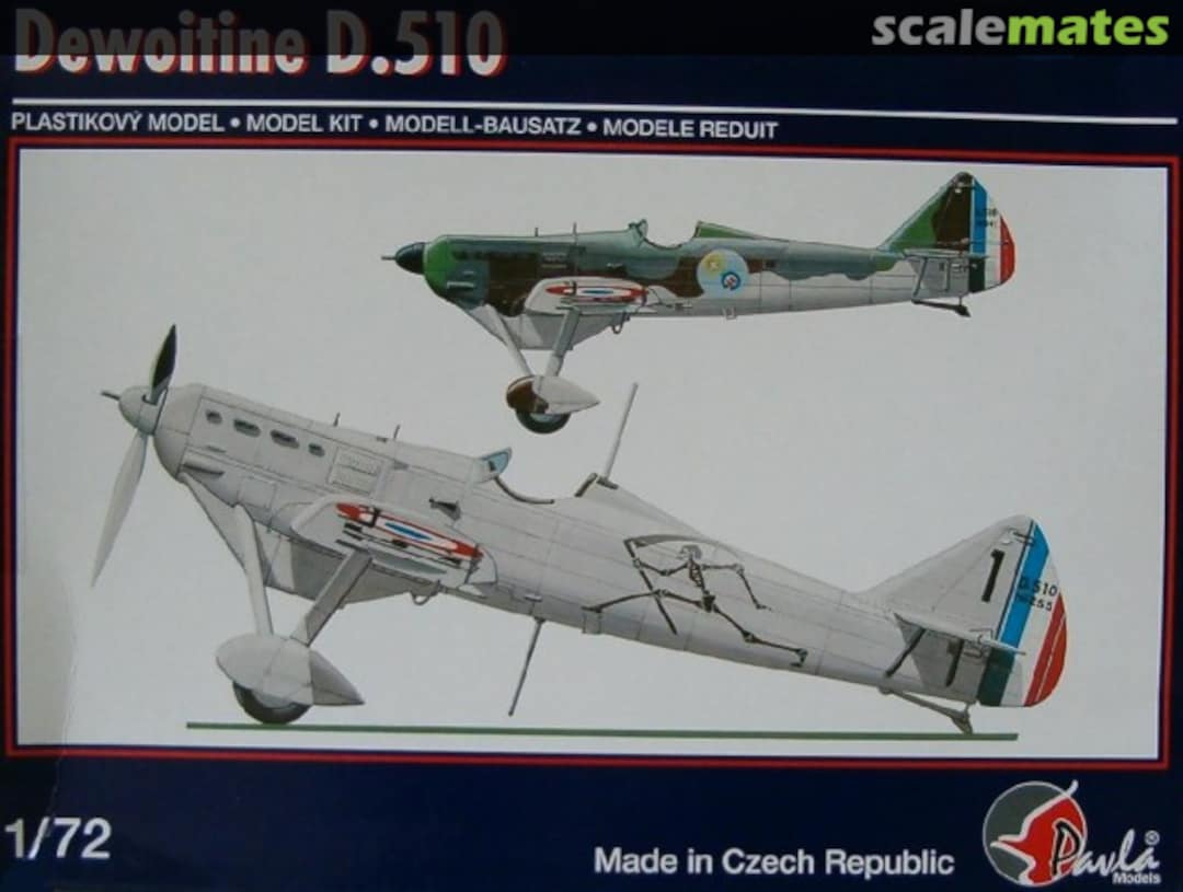 Boxart Dewoitine D.510 72065 Pavla Models Boxart Dewoitine D.510 72065 Pavla Models