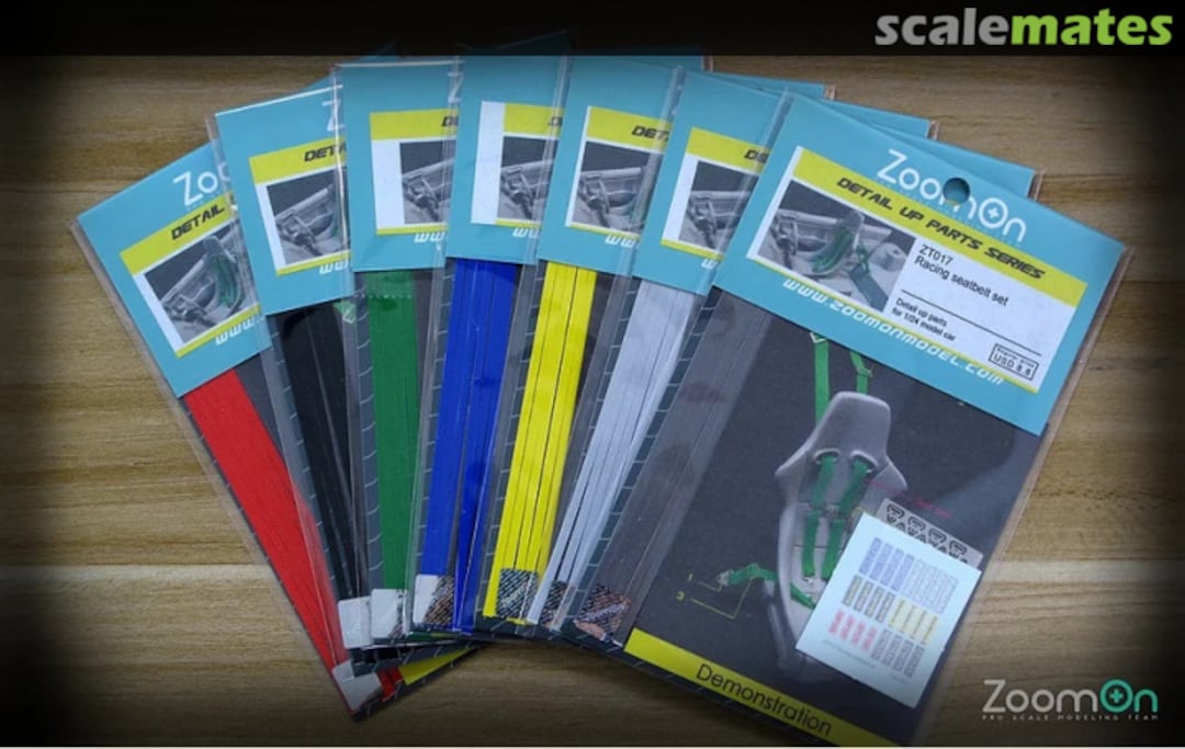 Boxart Racing seatbelt set ZT017 ZoomOn Boxart Racing seatbelt set ZT017 ZoomOn