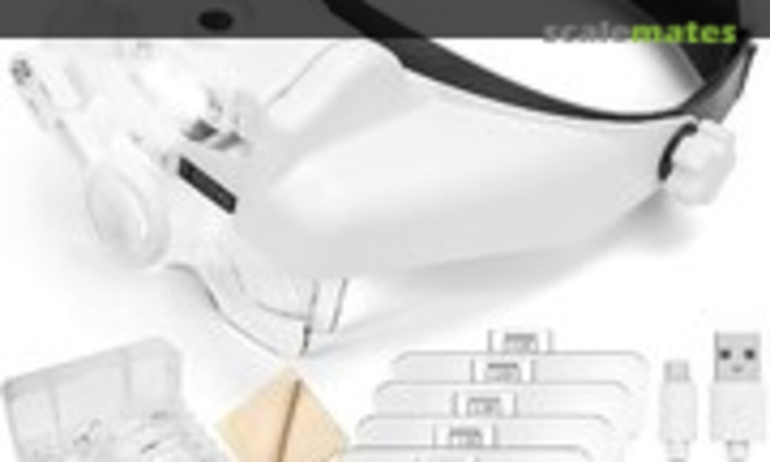 No Rechargeable LED Headband Magnifier (Uarzt MG82000MC) MG82000MC