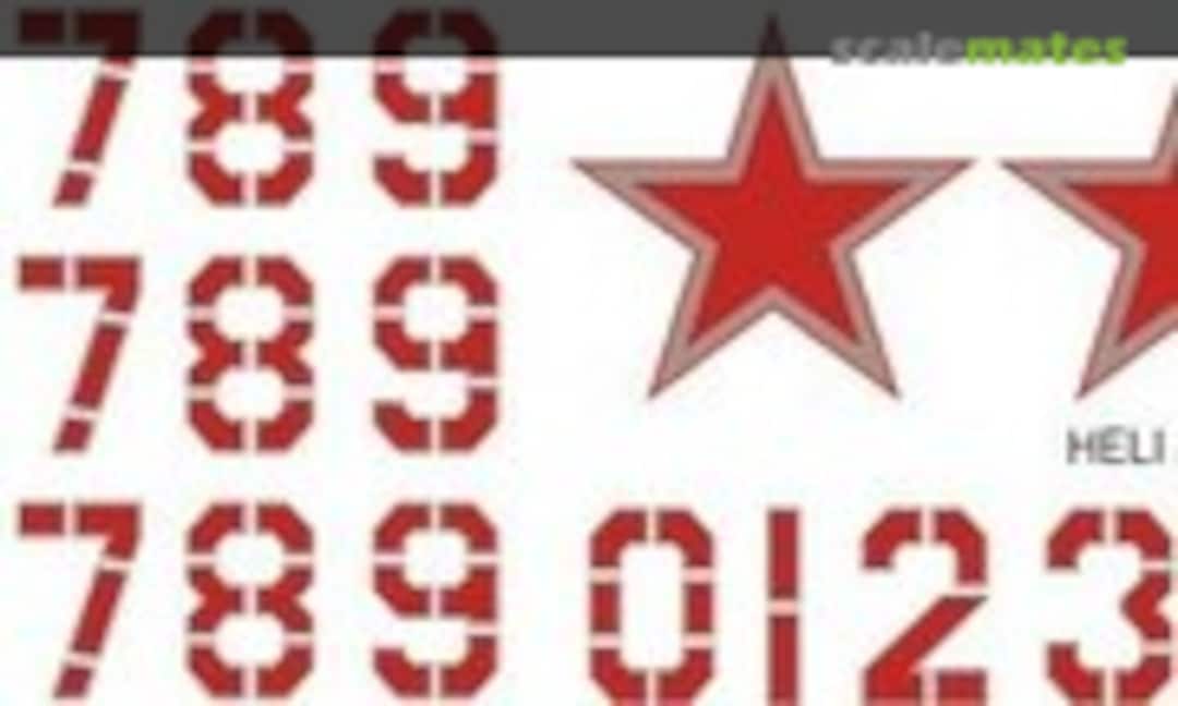 1:48 Mi-24 - Sowjetunion (Heli Scale Quality Decal 226) Decal 226