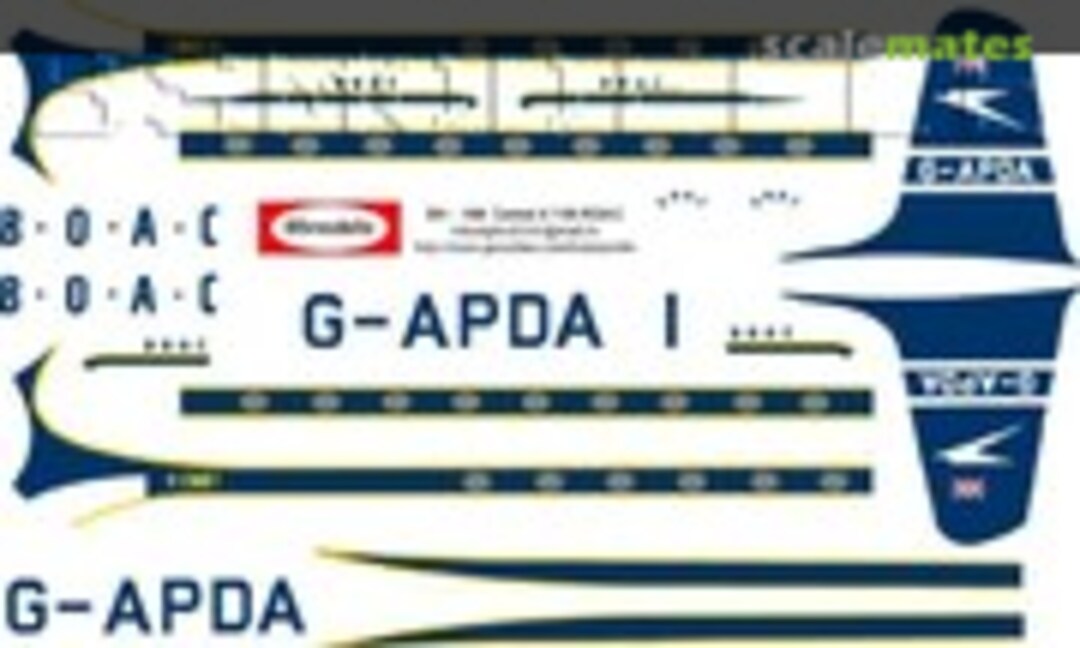 1:96 DH-106 Comet 4 BOAC decals (BSmodelle BSM100058) BSM100058