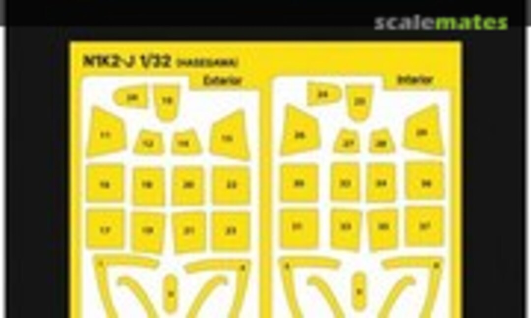 1:32 N1K2-J Shidenkai - Masks - Hasegawa - (HGW Models 632851) 632851