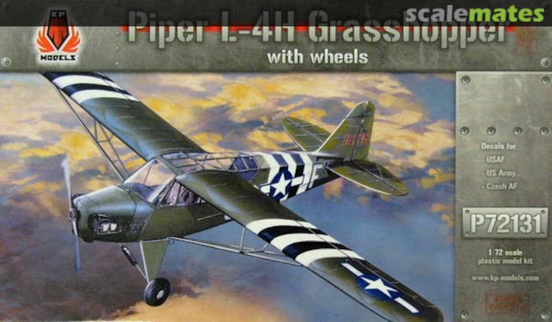 Boxart Piper L-4H Grasshopper P72131 KP Models Boxart Piper L-4H Grasshopper P72131 KP Models