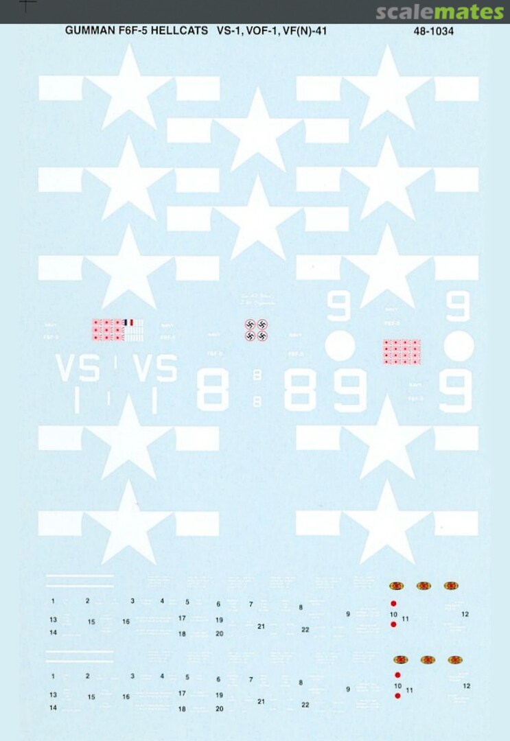Boxart Grumman F6F-5 Hellcats 48-1034 Microscale Boxart Grumman F6F-5 Hellcats 48-1034 Microscale