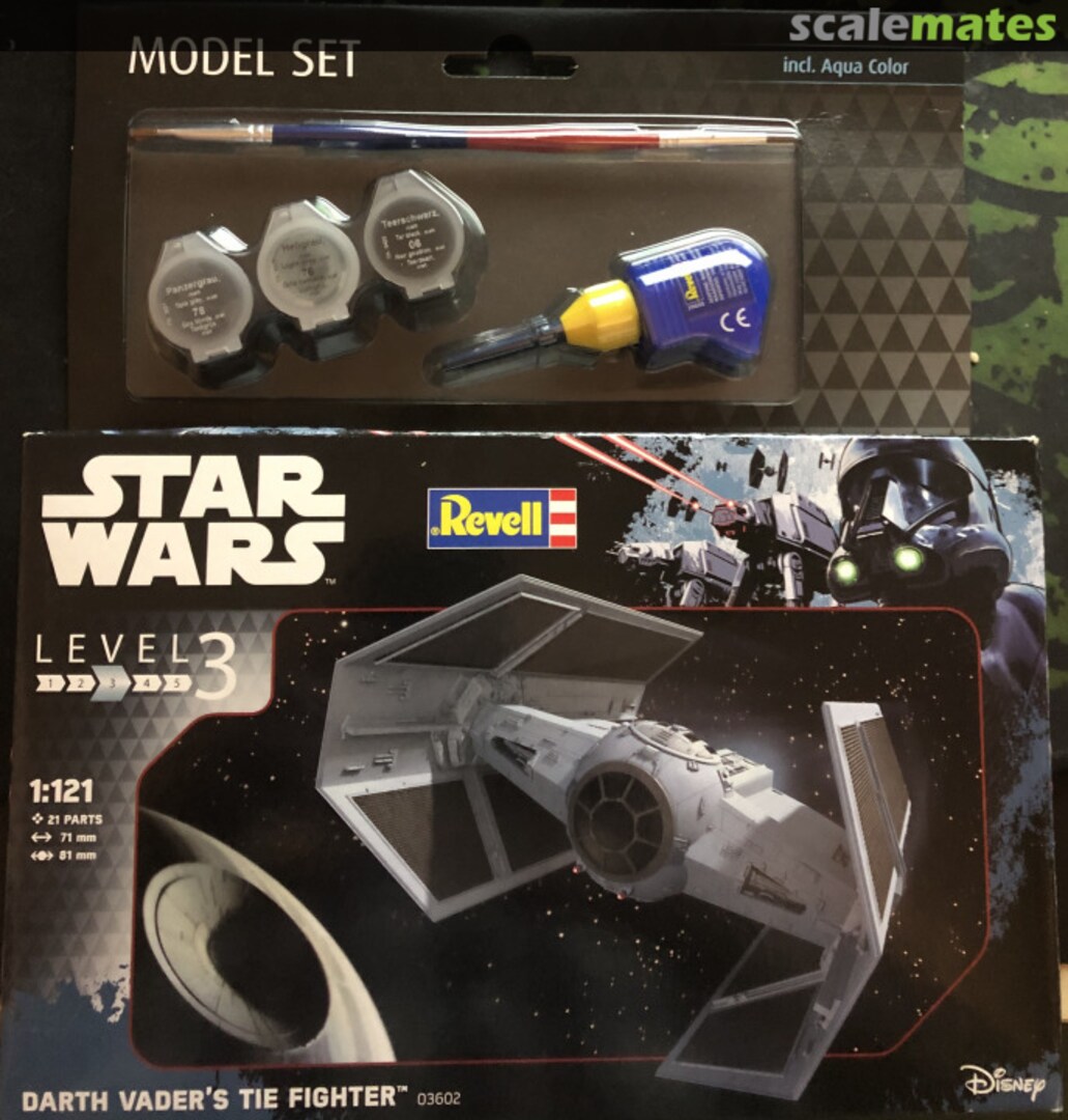 Boxart Darth Vader's TIE Fighter 63602 Revell Boxart Darth Vader's TIE Fighter 63602 Revell