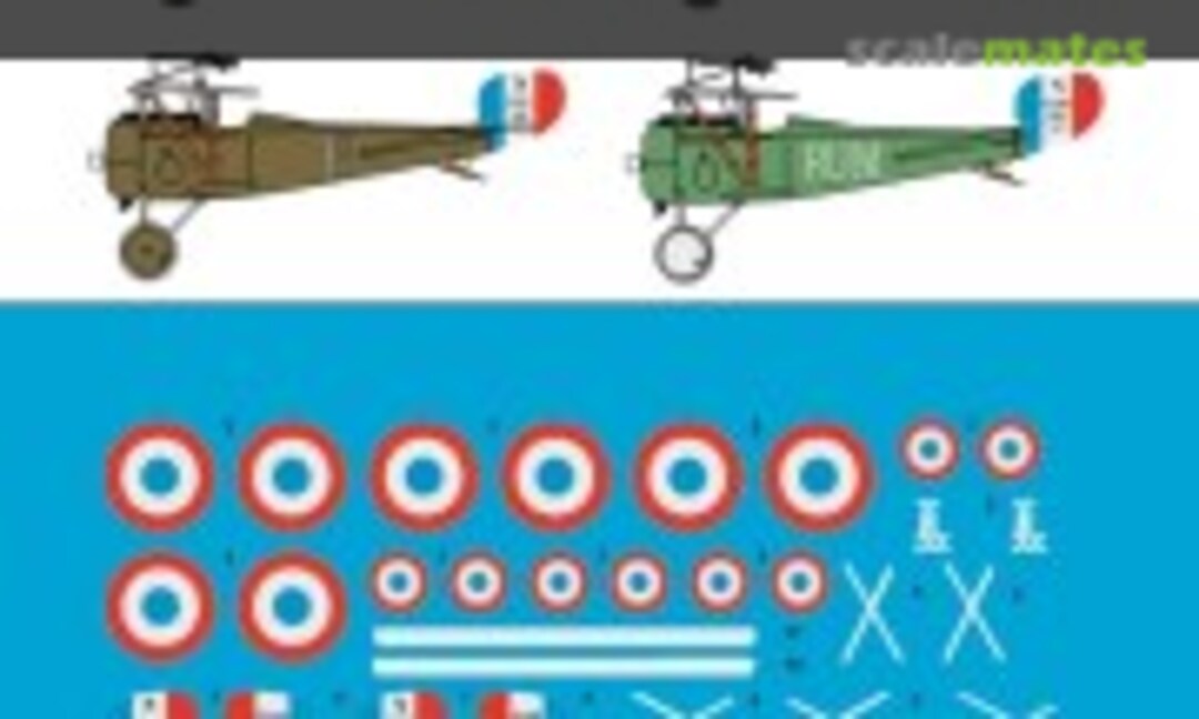 1:48 Nieuport N124 Lafayette Escadrille: Nieuport 11 (Peddinghaus-Decals 48 4277) 48 4277