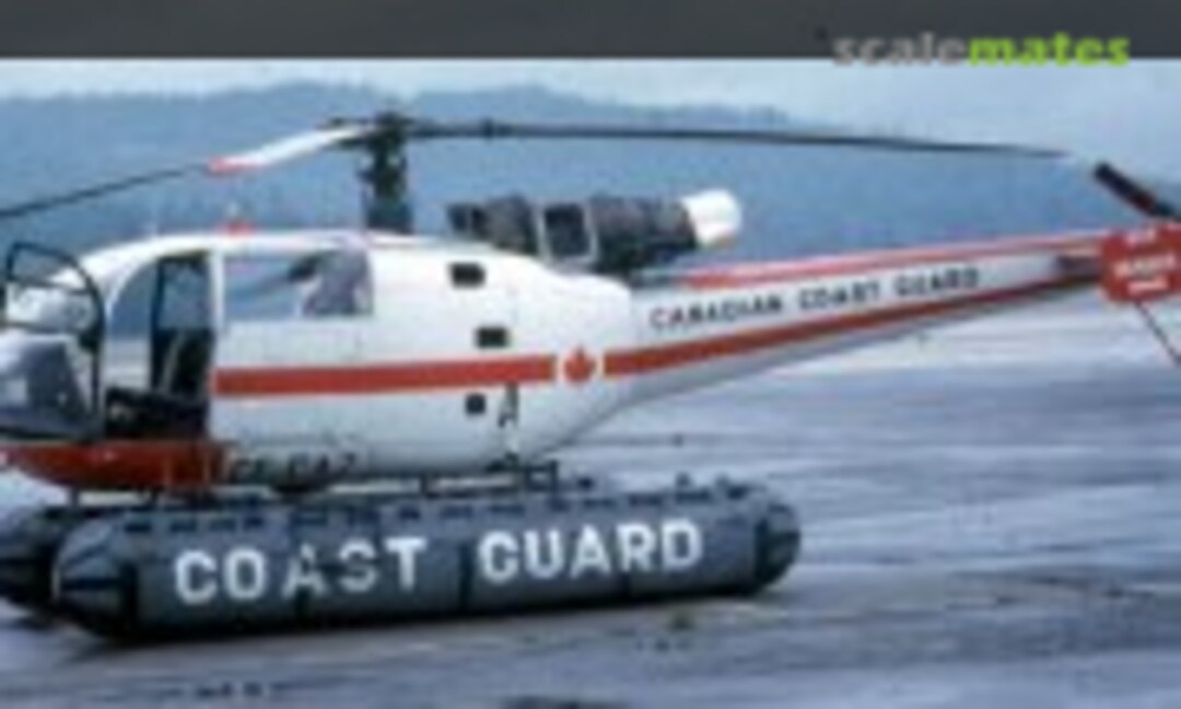 1:48 Canadian Coast Guard Alouette III w/ Floats (JBOT Decals 48-98-02) 48-98-02