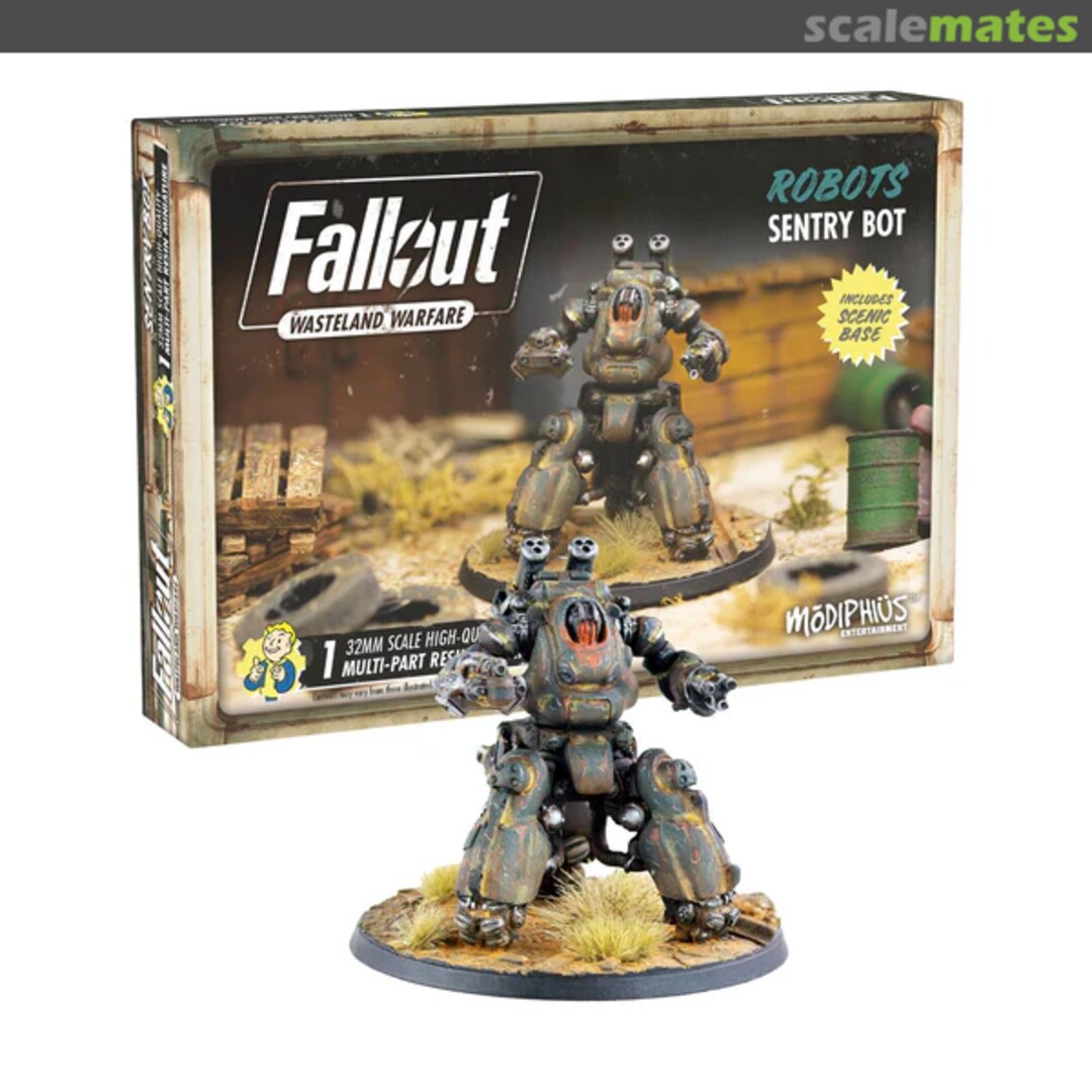 Boxart Fallout: Wasteland Warfare - Robots: Sentry Bot Model (2019)  Modiphius Entertainment