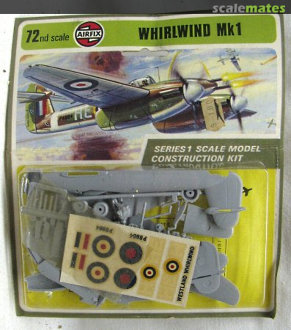 Boxart Whirlwind Mk1 01019-7 Airfix