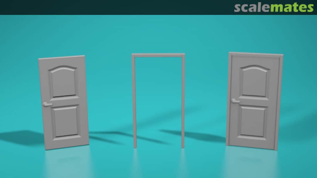 Boxart Standard door - type 3 - leaf + frame 72150603-03 EMP3d