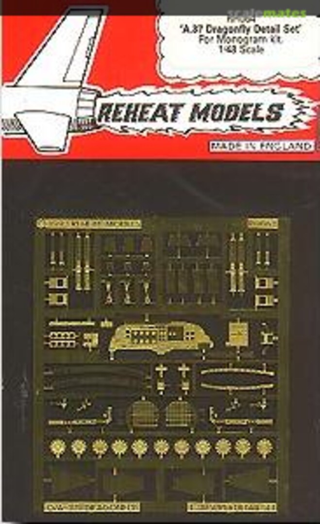 Boxart O/A-37 Dragonfly Detail Set RH064 Reheat Models Boxart O/A-37 Dragonfly Detail Set RH064 Reheat Models