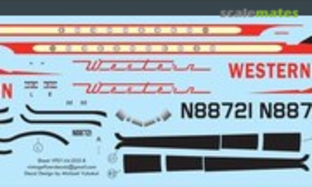 1:72 DC-4 Western (Final) (Vintage Flyer Decals VFD072-055) VFD072-055