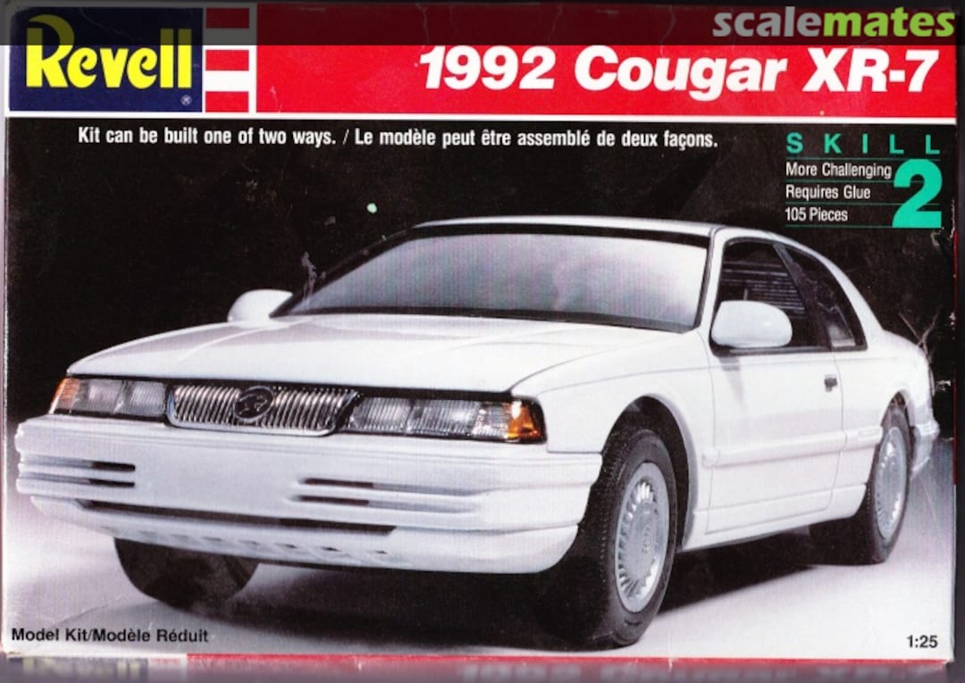 Boxart 1992 COUGAR XR-7 7493 Revell Boxart 1992 COUGAR XR-7 7493 Revell