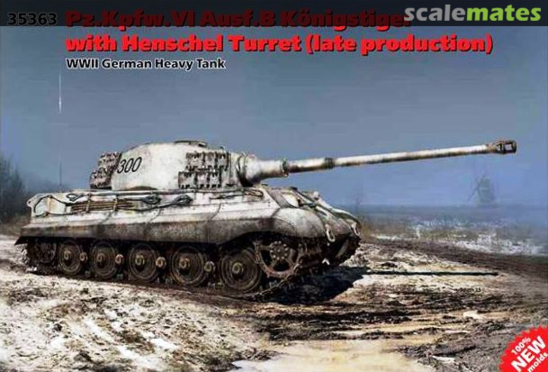 Boxart Pz.Kpfw.VI Ausf. B Königstiger 35363 ICM Boxart Pz.Kpfw.VI Ausf. B Königstiger 35363 ICM