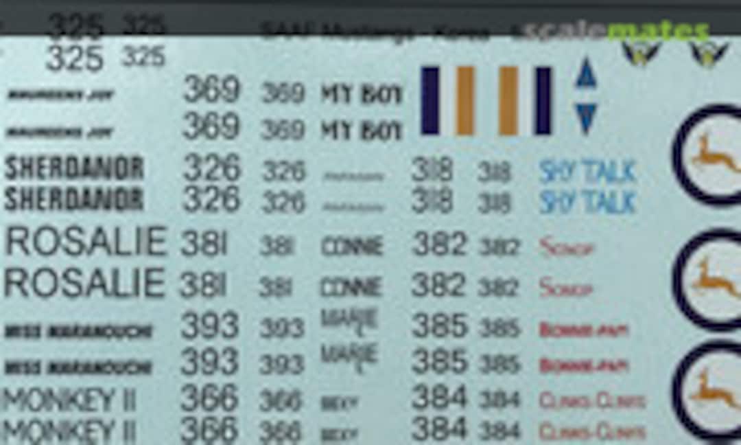 1:72 North American P-51 Mustang (MAV Decals MAV-720190)