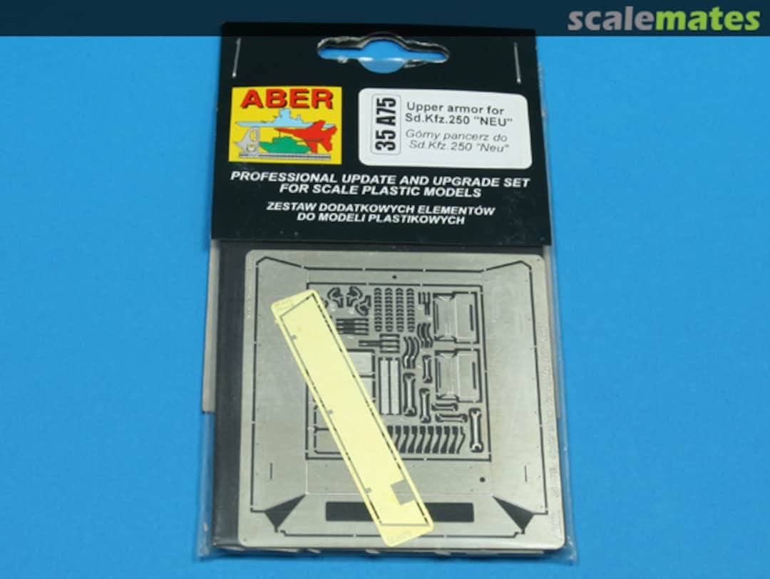 Boxart Upper armor for Sd.Kfz.250 "NEU" 35A75 Aber Boxart Upper armor for Sd.Kfz.250 "NEU" 35A75 Aber