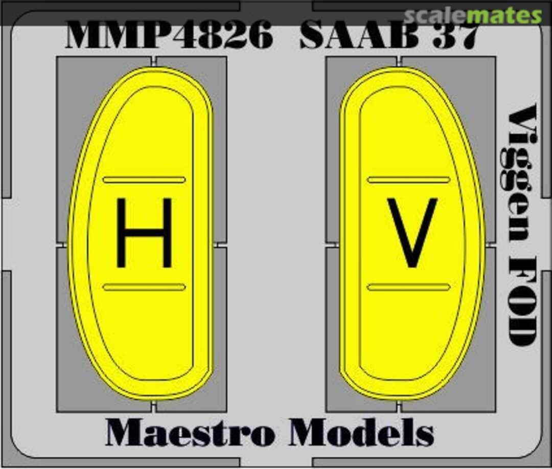 Boxart SAAB 37 Viggen air intake FODs MMP4826 Maestro Models