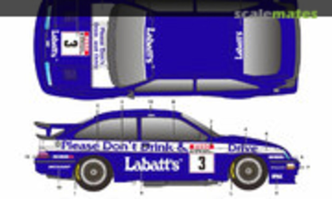 1:24 Ford Sierra RS500 BTCC 90 Labatt's #3 (SK Decals SK-24061)