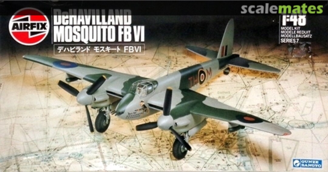 Boxart DeHavilland Mosquito FB VI GX-254 Airfix/Gunze Boxart DeHavilland Mosquito FB VI GX-254 Airfix/Gunze