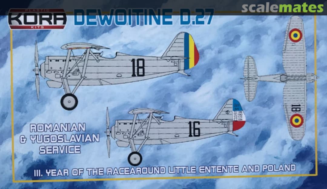 Boxart Dewoitine D.27 KPK72105 Kora Models Boxart Dewoitine D.27 KPK72105 Kora Models