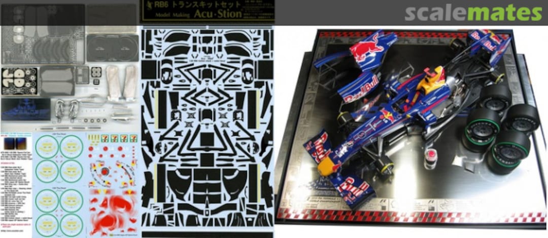 Boxart RB6 15point Full Set. + RB6 Base Display case (Special Full Set.) ATS-9602 Acu-Stion