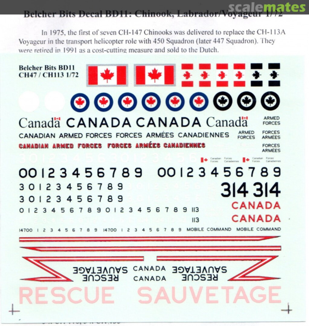 Contents Chinook, Labrador/Voyaguer BD11 (1st version) Belcher Bits Contents Chinook, Labrador/Voyaguer BD11 (1st version) Belcher Bits