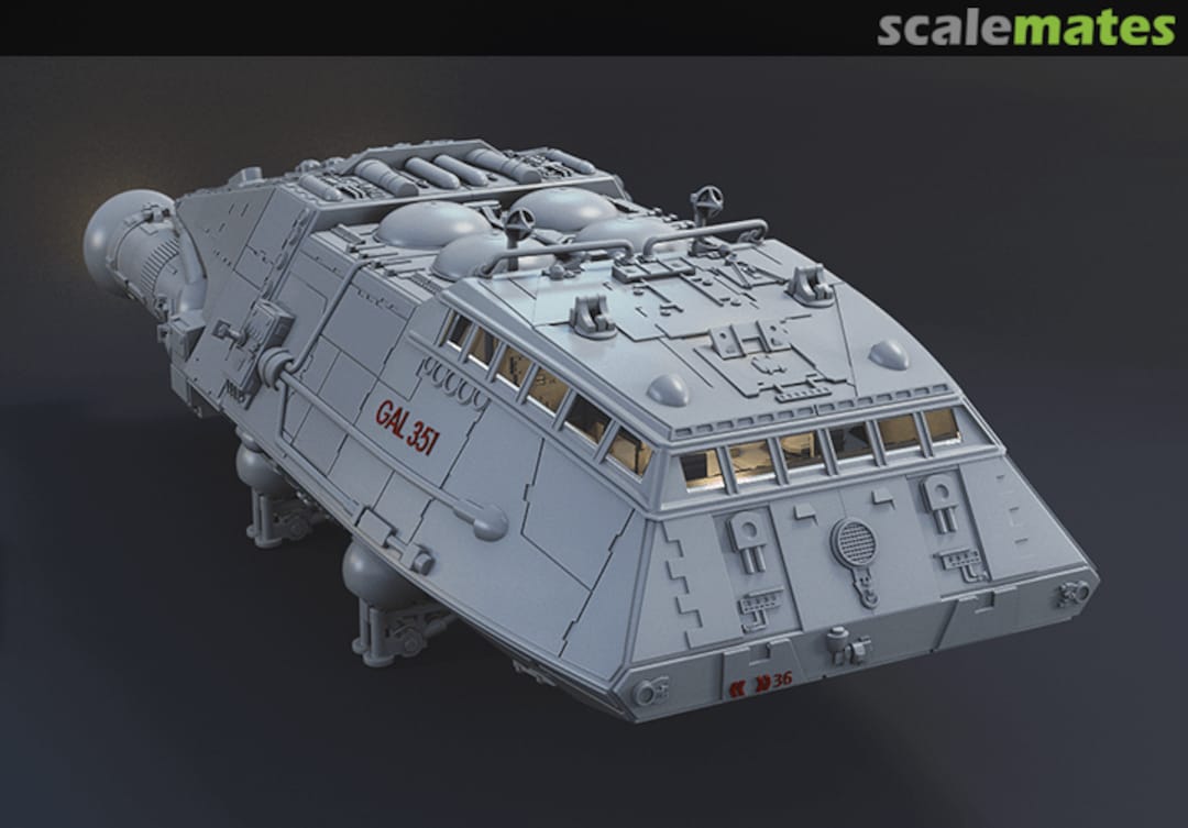 Boxart Shuttle Battlestar Galactica 3D Printing Model Chris Nichols Boxart Shuttle Battlestar Galactica 3D Printing Model Chris Nichols