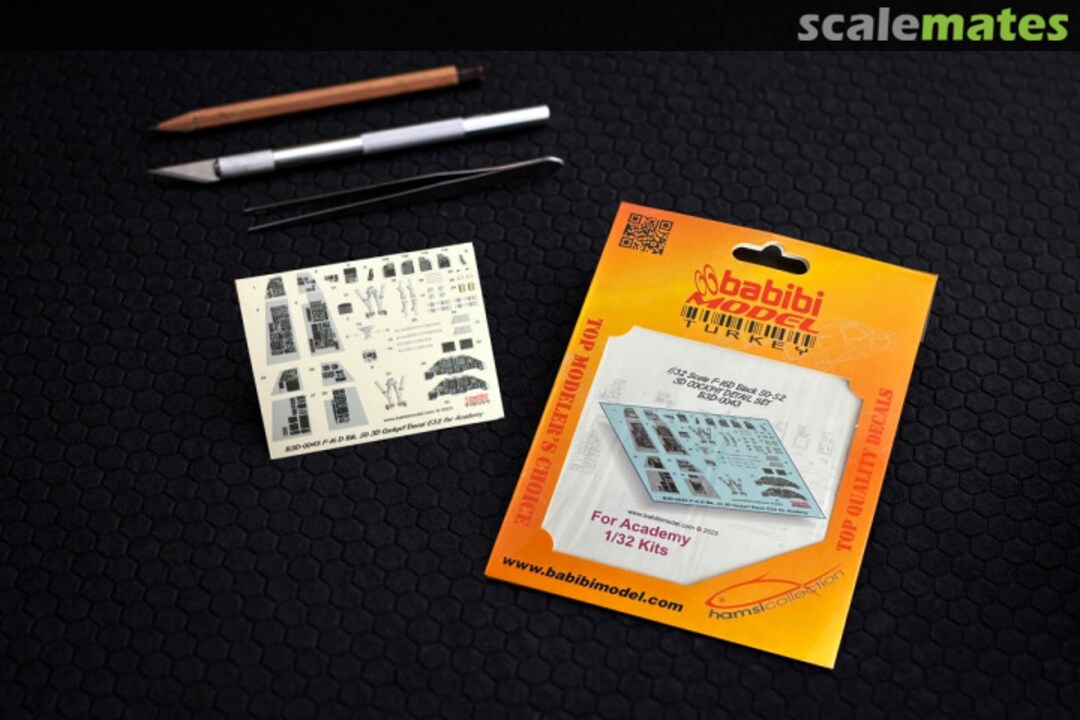 Boxart F-16D Fighting Falcon Block 50-52 3D Cockpit Decal Set B3D-0043 Babibi model Boxart F-16D Fighting Falcon Block 50-52 3D Cockpit Decal Set B3D-0043 Babibi model