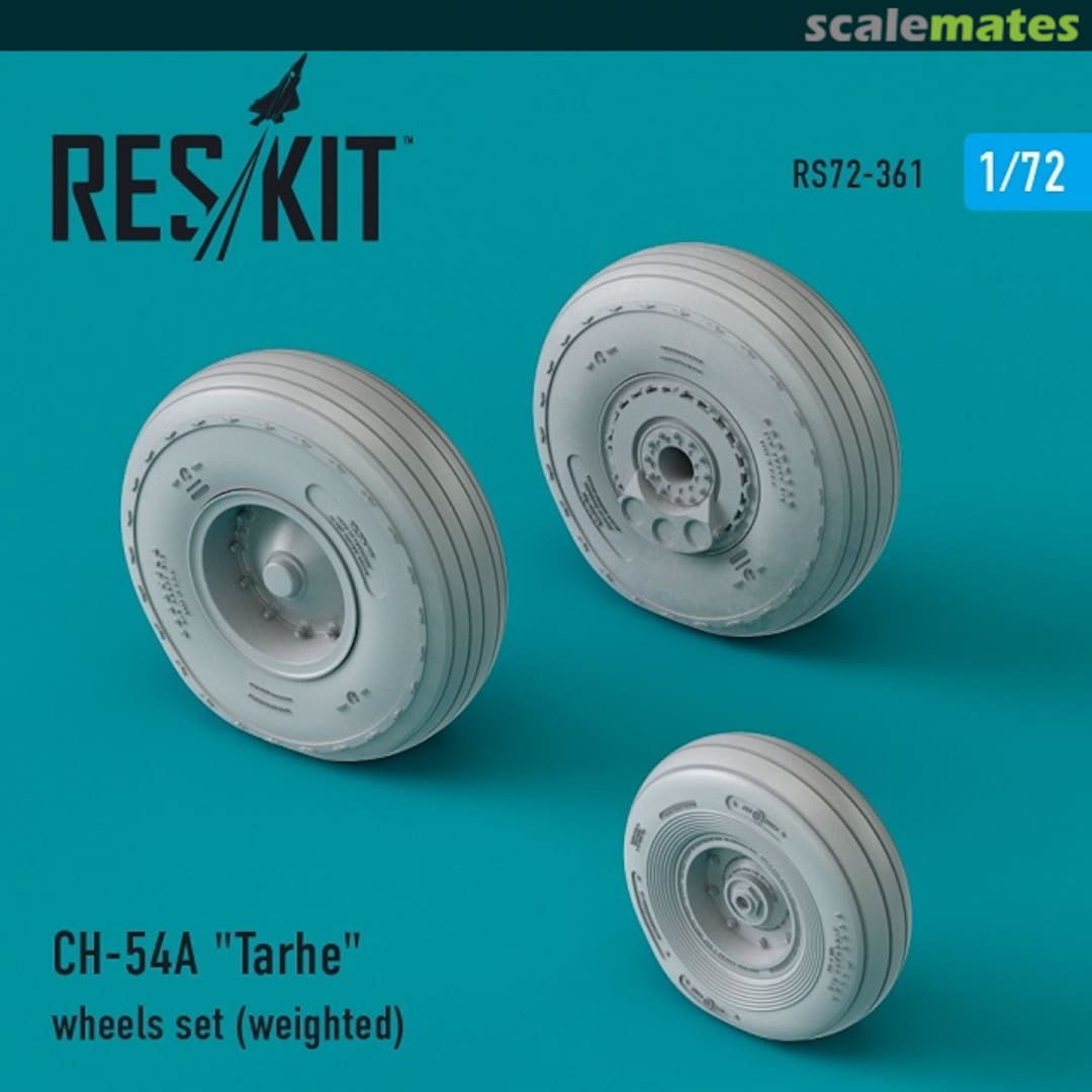 Boxart CH-54A Tarhe - Weighted Wheels Set RS72-0361 ResKit Boxart CH-54A Tarhe - Weighted Wheels Set RS72-0361 ResKit