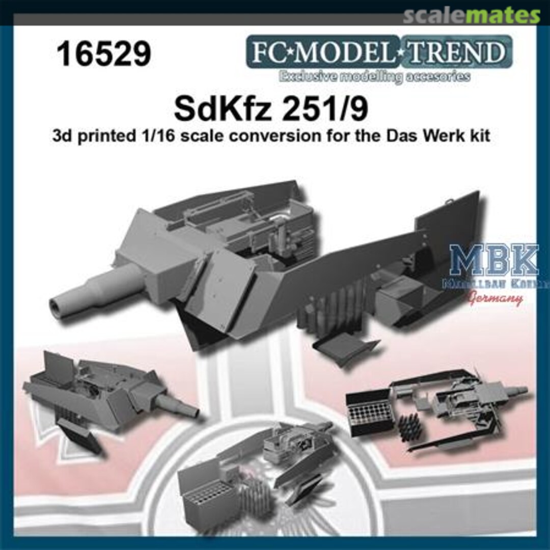 Boxart Conversion Set SdKfz 251/9 Stummel 1/16 16529 FC Model Trend Boxart Conversion Set SdKfz 251/9 Stummel 1/16 16529 FC Model Trend