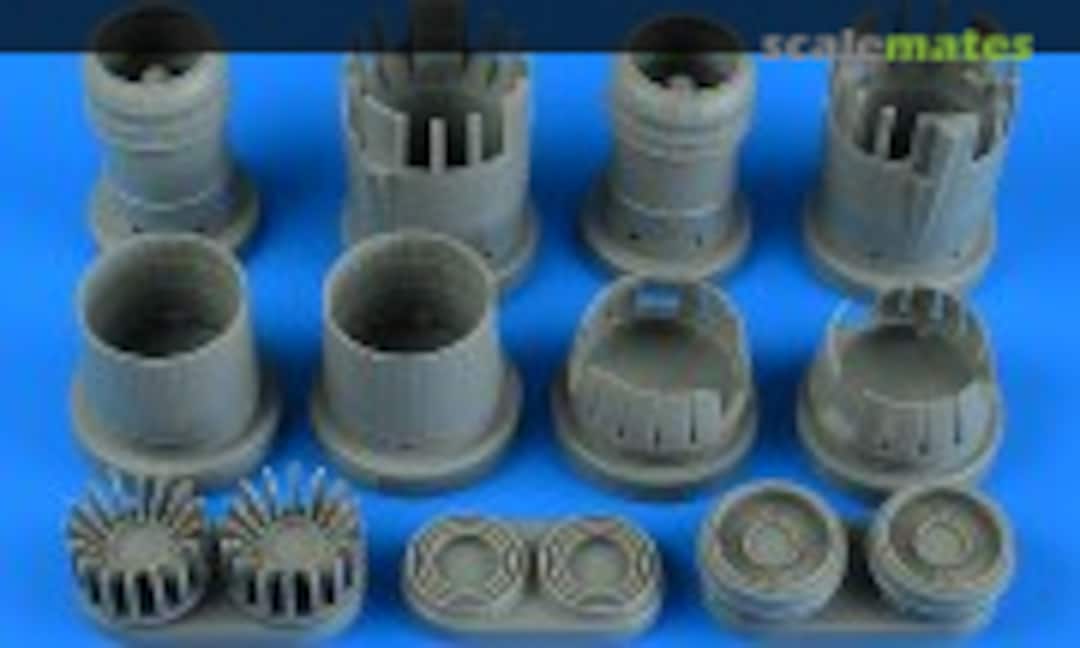 1:48 SR-71A Blackbird Exhaust Nozzles - Closed (Aires 4902) 4902