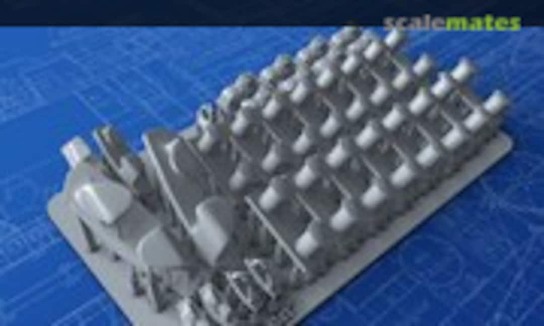 1:150 Bollard & Fairlead Set (Micro Master MM1575P) MM1575P