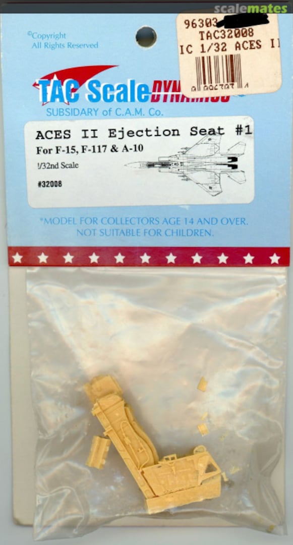 Boxart ACES II Ejection Seat #1 32008 TAC Scale Dynamics Boxart ACES II Ejection Seat #1 32008 TAC Scale Dynamics
