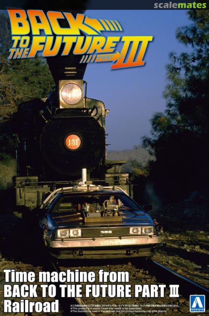 Boxart Time machine from Back to the Future Part III Railroad 066997 Aoshima Boxart Time machine from Back to the Future Part III Railroad 066997 Aoshima
