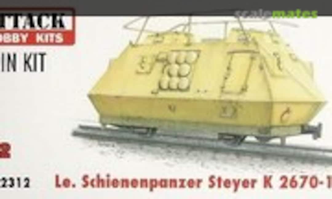 1:72 Le. Schienenpanzer Steyer K 2670 - 1943 (Attack Hobby Kits 72312) 72312
