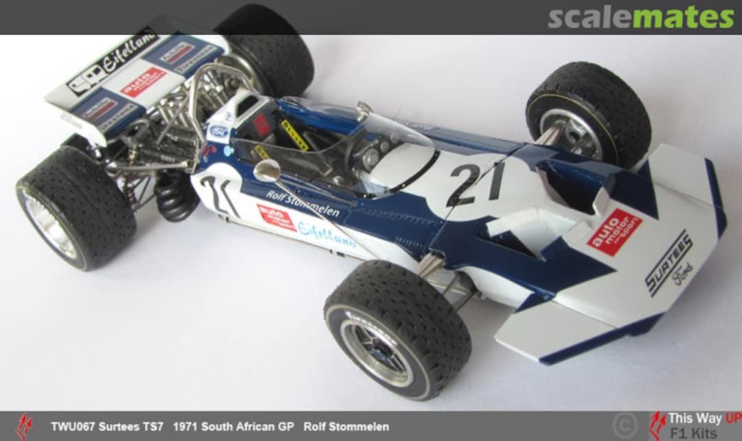 Boxart Surtees-Ford TS7 Auto Motor Sport TWU 067 This Way Up Boxart Surtees-Ford TS7 Auto Motor Sport TWU 067 This Way Up