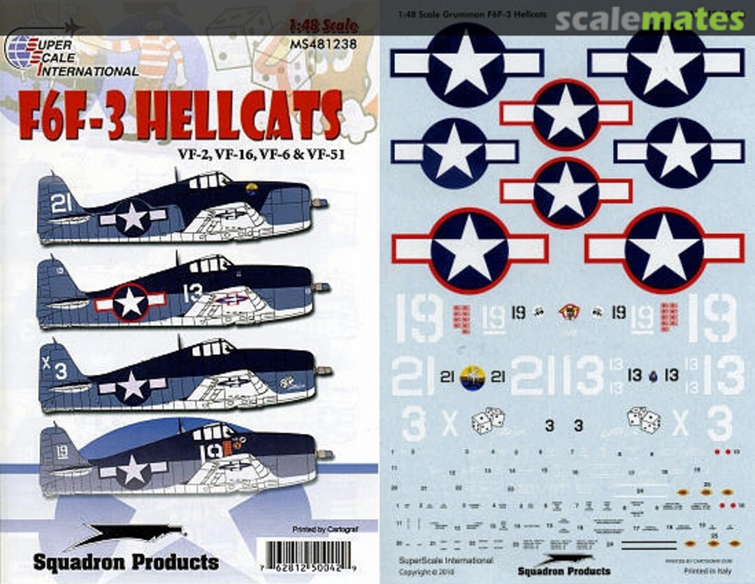 Boxart F6F-3 Hellcats MS481238 SuperScale International Boxart F6F-3 Hellcats MS481238 SuperScale International