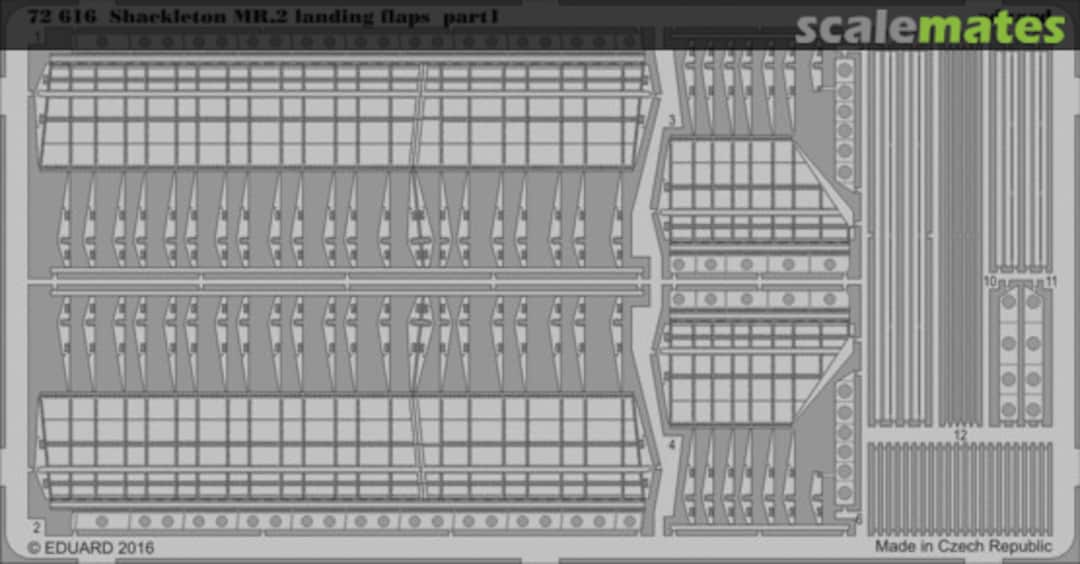 Boxart Shackleton MR.2 landing flaps 72616 Eduard Boxart Shackleton MR.2 landing flaps 72616 Eduard