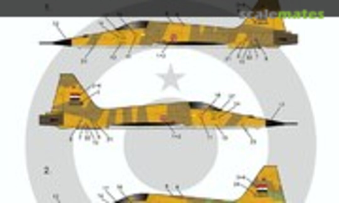 1:72 F-5E North Yemen Air Force (Bestfong 72069) 72069