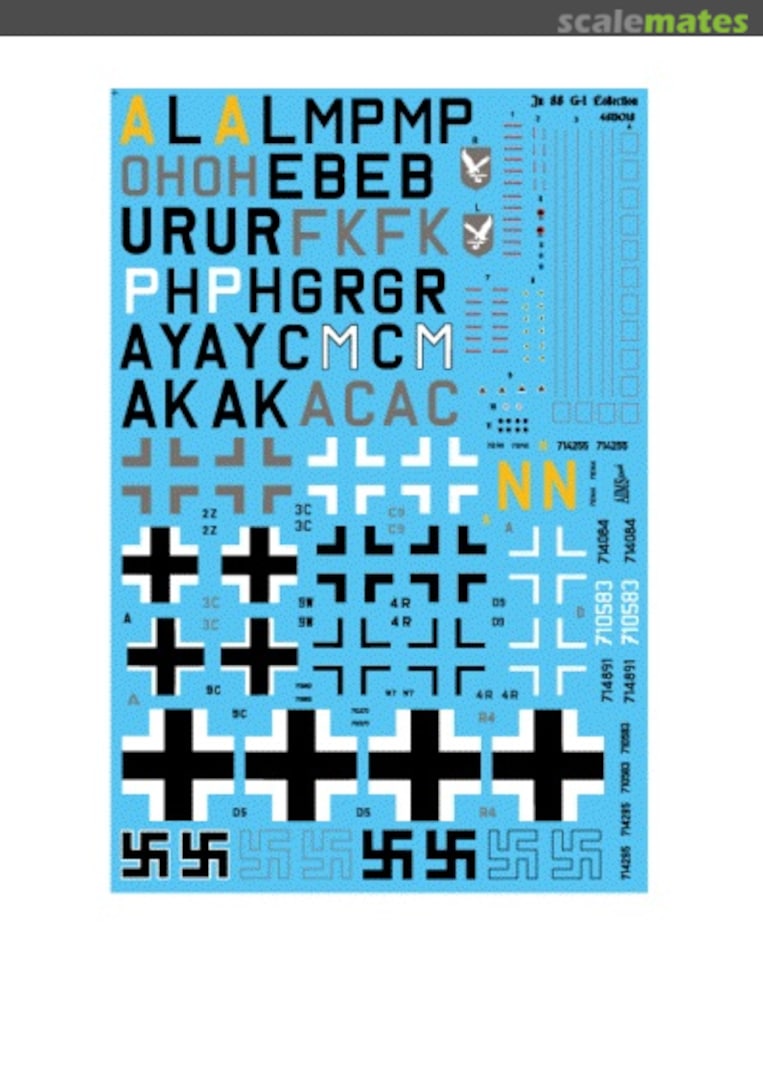 Boxart Ju 88 G-1 collection 48D018 AIMS Boxart Ju 88 G-1 collection 48D018 AIMS