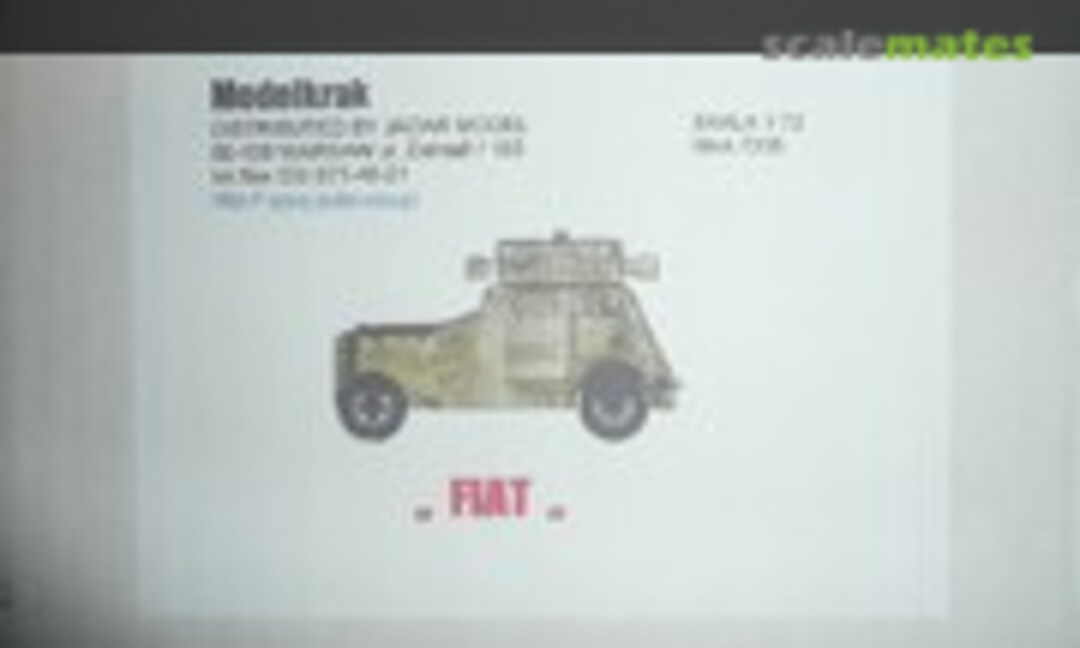 1:72 Fiat (Modelkrak MkA 7205) MkA 7205