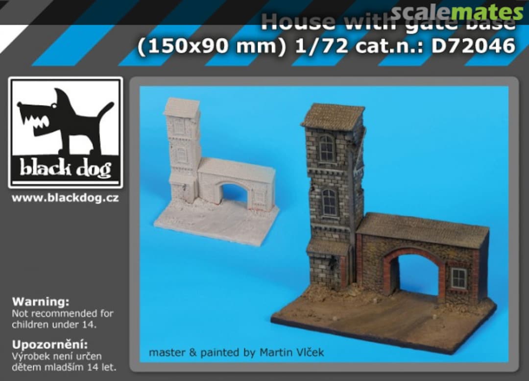 Boxart House with gate base D72046 Black Dog Boxart House with gate base D72046 Black Dog