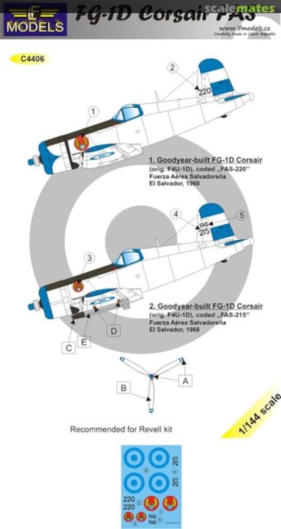 Boxart FG-1D Corsair FAS C4406 LF Models