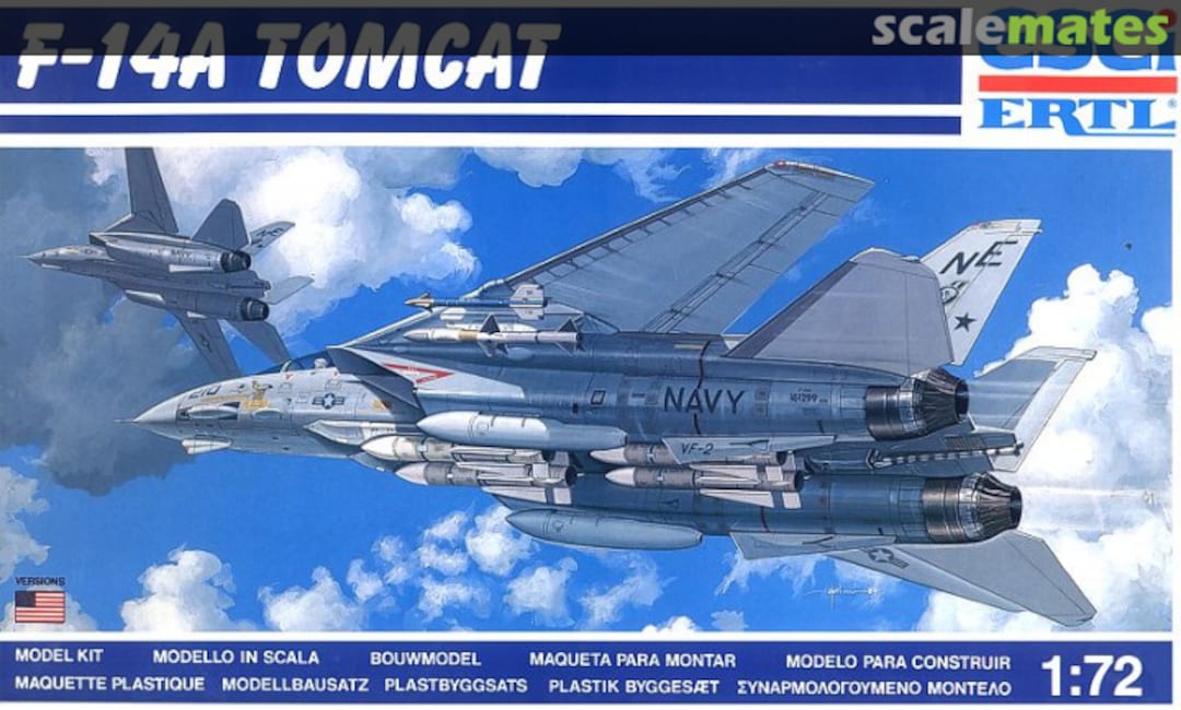 Boxart F-14A Tomcat 9054 ESCI/ERTL Boxart F-14A Tomcat 9054 ESCI/ERTL