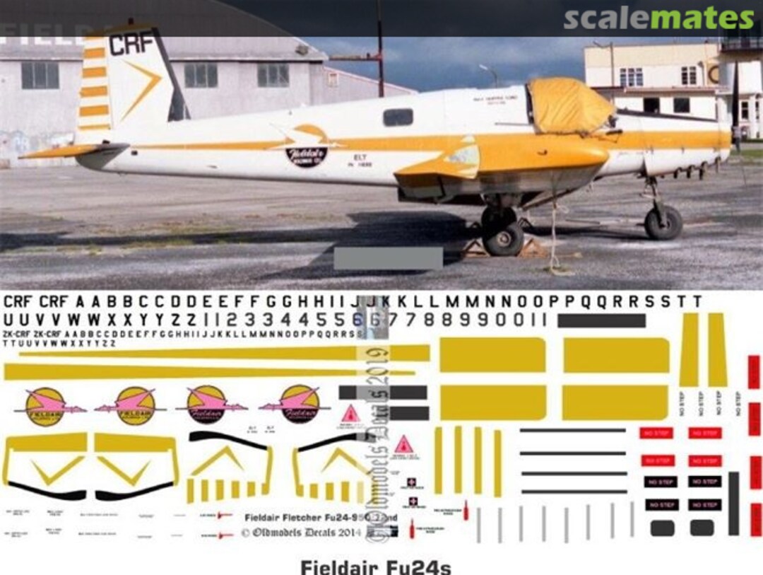 Boxart Fletcher Fu24 - Fieldair OMD1287 Oldmodels Decals Boxart Fletcher Fu24 - Fieldair OMD1287 Oldmodels Decals