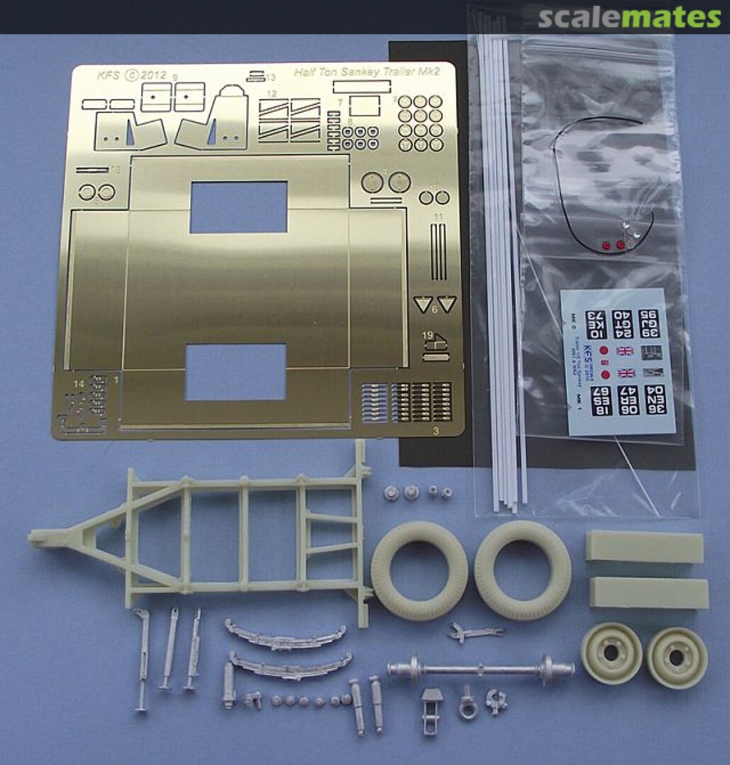 Contents Trailer 1/2 Ton Sankey Mk2 TQ-207 Kit Form Services Contents Trailer 1/2 Ton Sankey Mk2 TQ-207 Kit Form Services