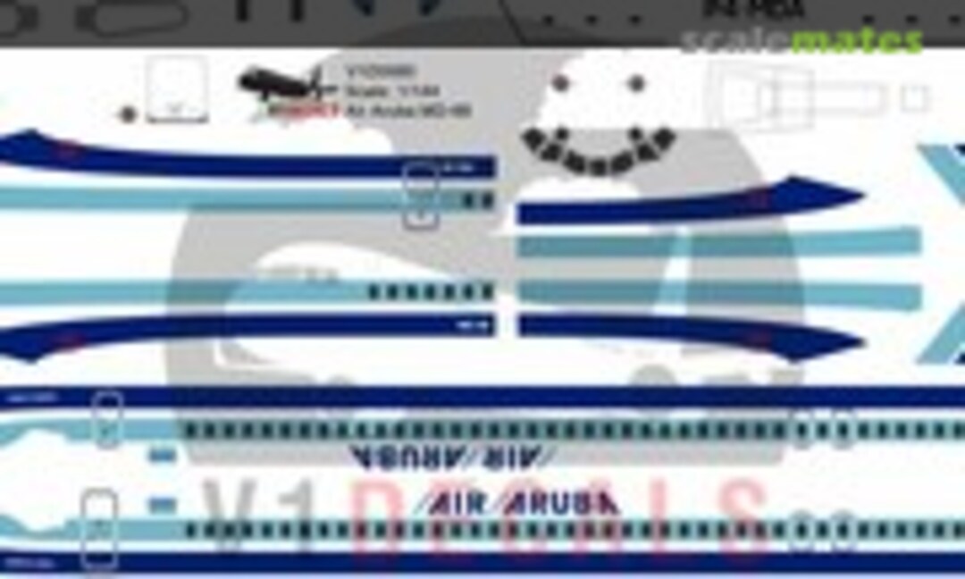 1:144 Air Aruba McDonnell Douglas MD-88 (V1 Decals V1D0580-144) V1D0580-144